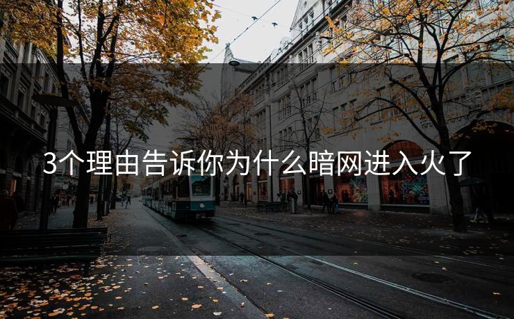 3个理由告诉你为什么暗网进入火了